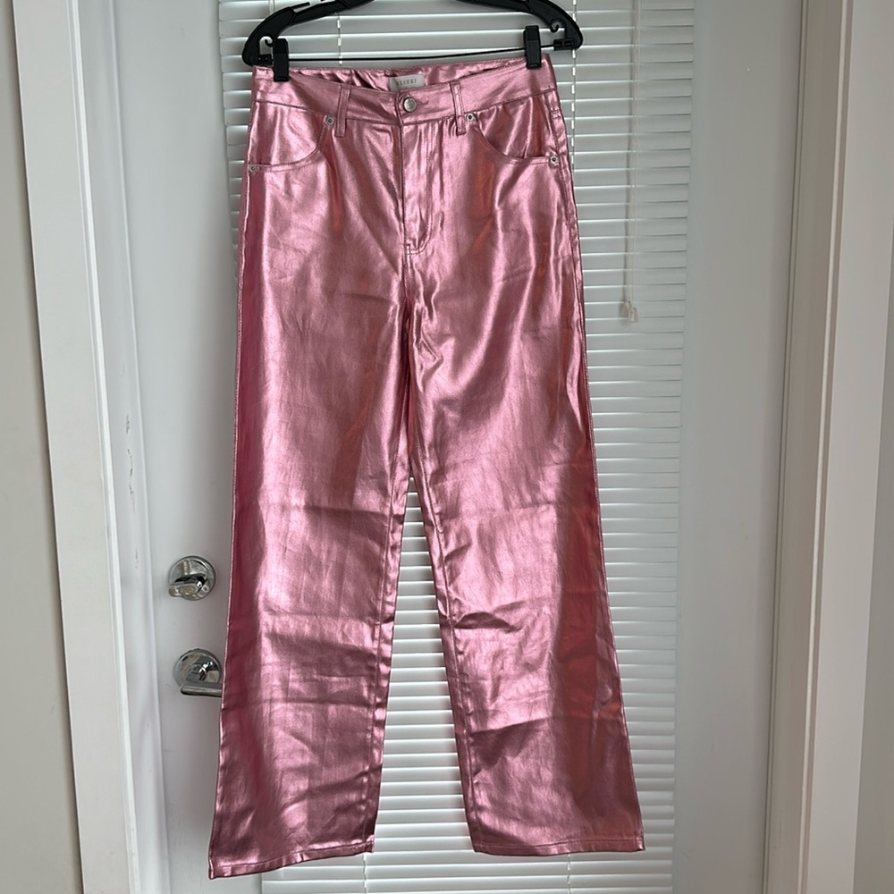 Metallic pants